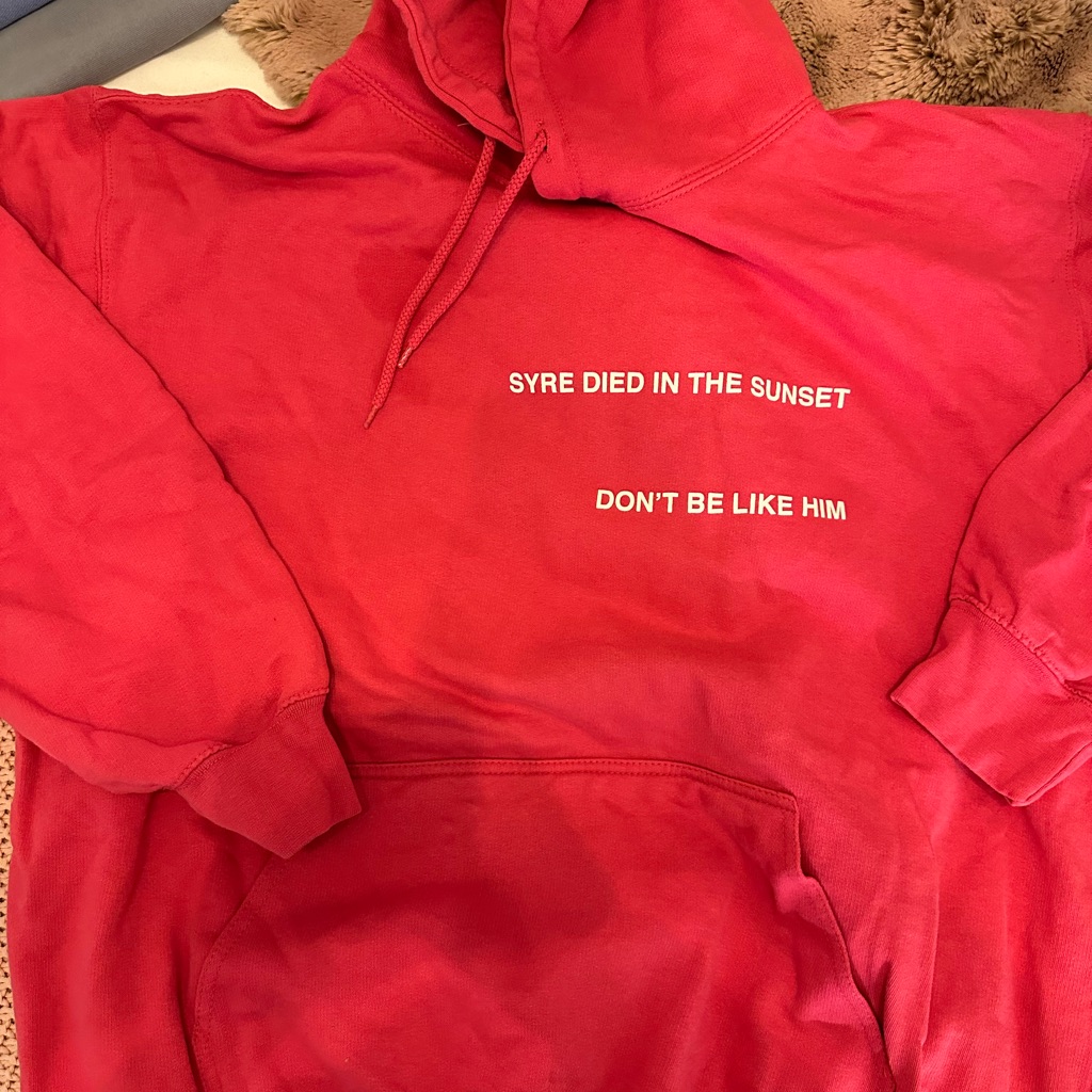 Jaden Smith Syre Tour Merch Hoodie